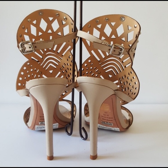 Schutz Sandalia Salto Alto Atanado - Picture 5 of 7